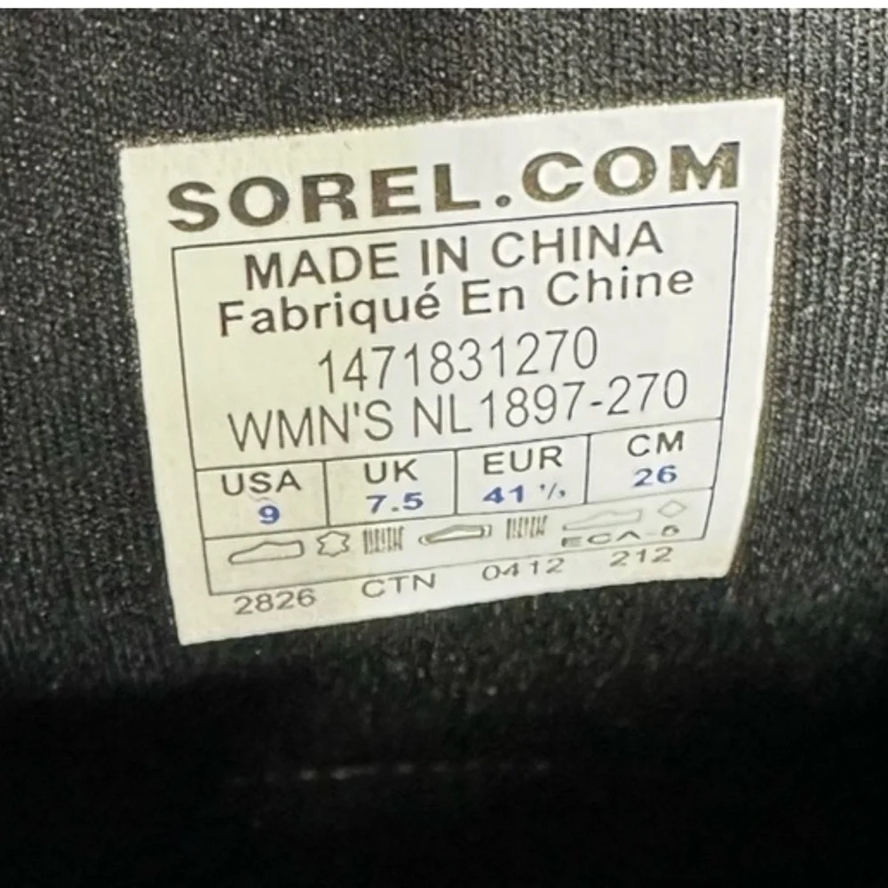 Sorel Conquest Carly Boots Womens Leather Waterproof Tall boots